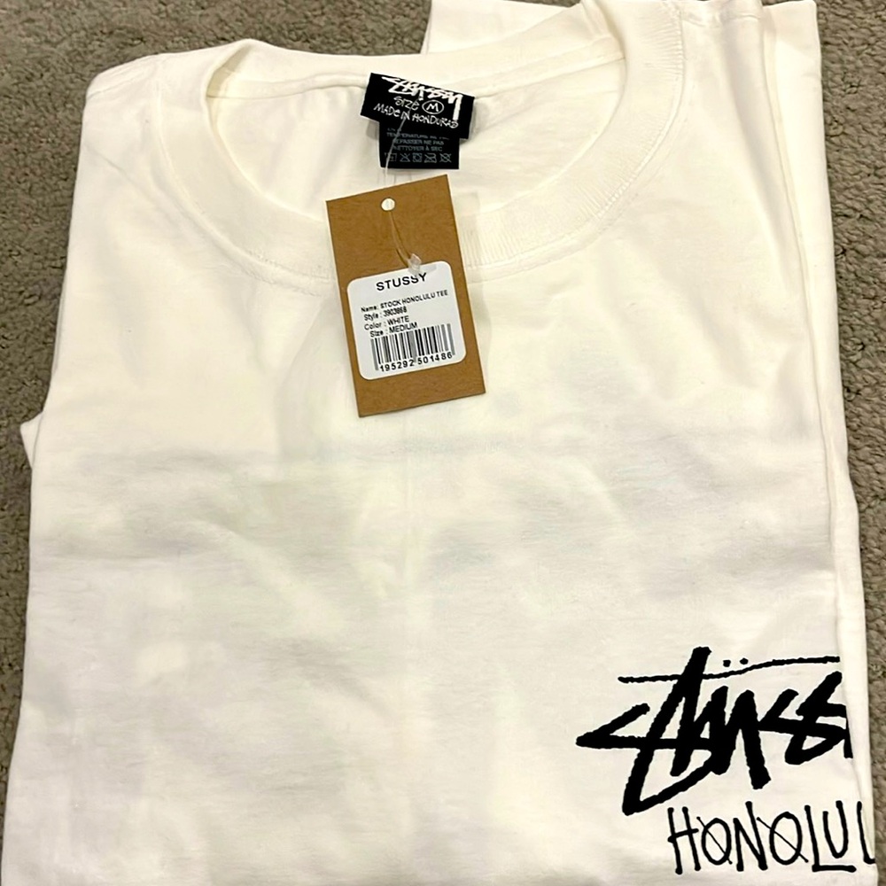 Stussy Honolulu fog  tee t-shirt brand new SZ Medium